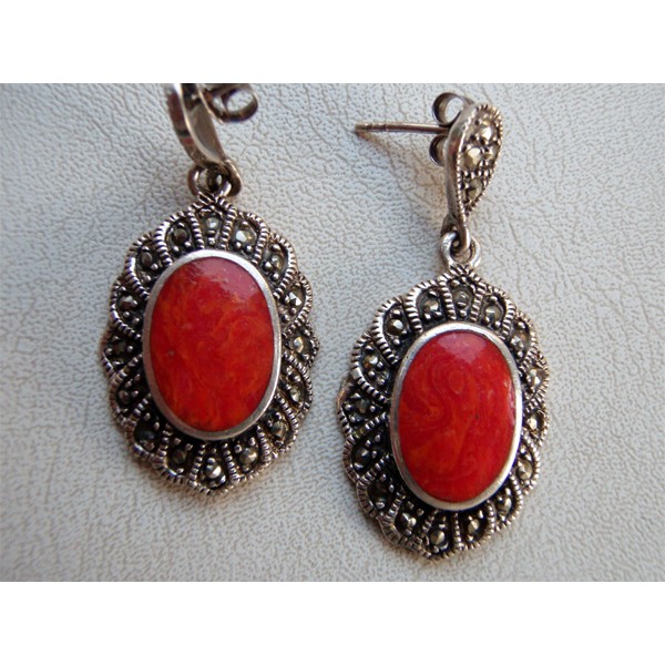 Silver Earrings - Ahmar
