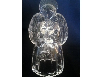 Angel Solid Glass Candle Holder