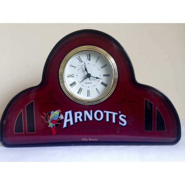 Arnott's Vintage Tin Clock
