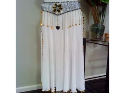 Belly Dancing Costume White