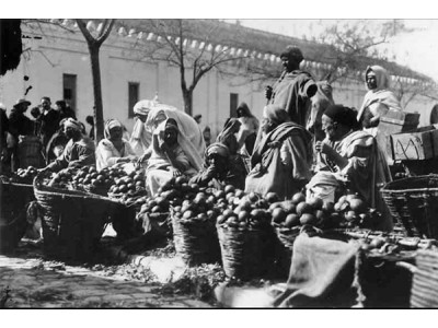 BW Art Fruit Market