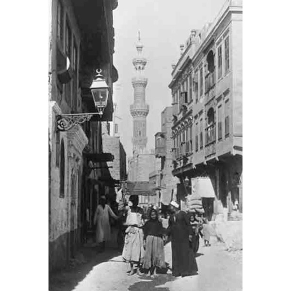 BW Art Street Scene in Cairo