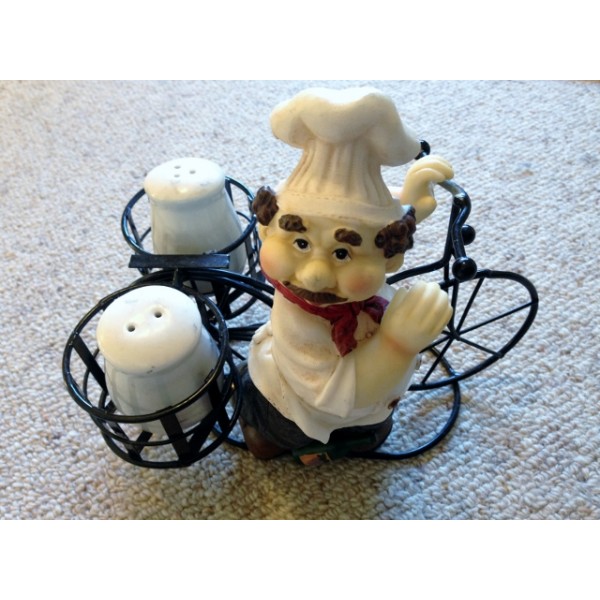 Chef with Bicycle