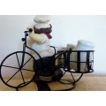 Chef with Bicycle
