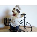 Chef with Bicycle