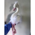 Jiggle and Giggle Knitted Swan