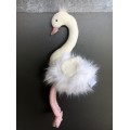 Jiggle and Giggle Knitted Swan