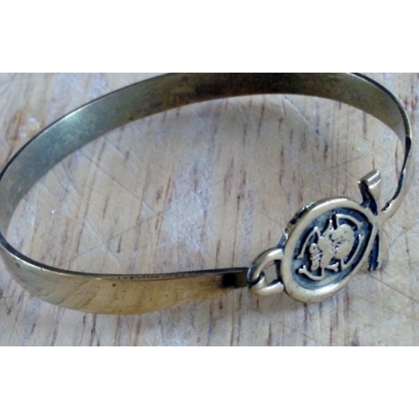 Copper Bracelet Scarab