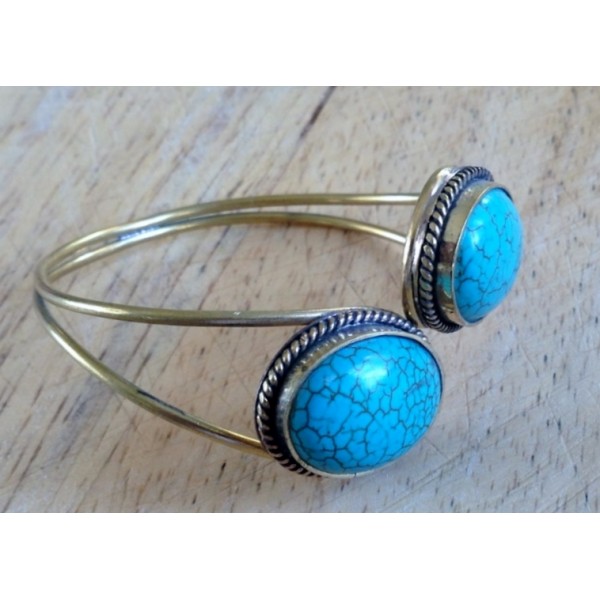 Copper Bracelet Turquoise