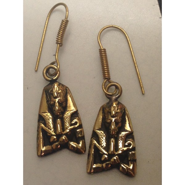 Copper Earrings Pharaoh