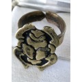 Copper Ring Scarab