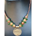 Copper Necklace Medalion