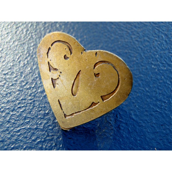 Copper Ring Heart