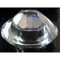 Crystal Flat Candle Holder