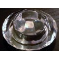 Crystal Flat Candle Holder