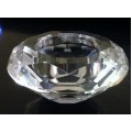 Crystal Flat Candle Holder