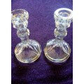 Crystal Glass Candle Holders