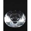 Crystal Flat Candle Holder