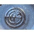 Eight Circles Glass Bottle