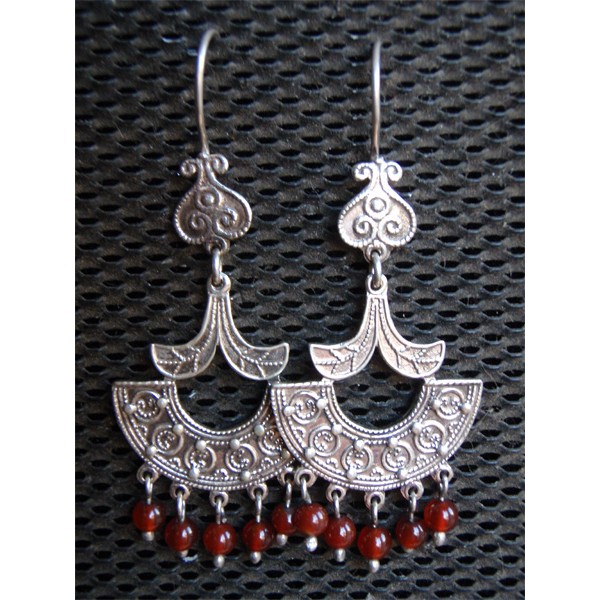 Silver Earrings - El Ra-assa