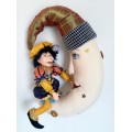 Elf Sitting On The Moon
