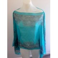 F3 Six Pearls Turquoise Poncho