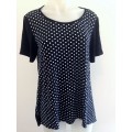 F2 Swish Polka Dot Top