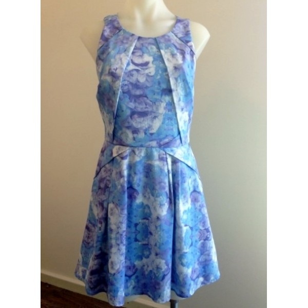 F3 Topshop Blue Clouds Dress