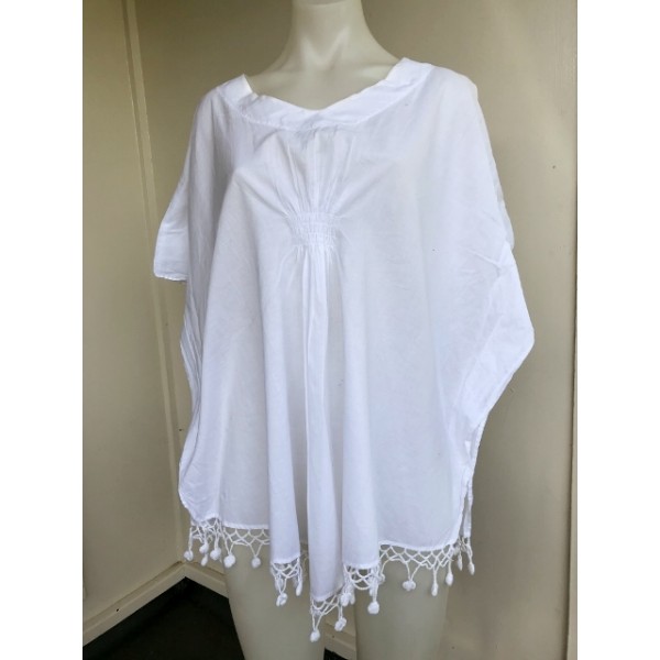 F12 Blanche Poncho