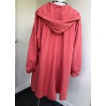 F11 Double Breasted Hooded Trench Coat