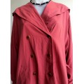 F11 Double Breasted Hooded Trench Coat
