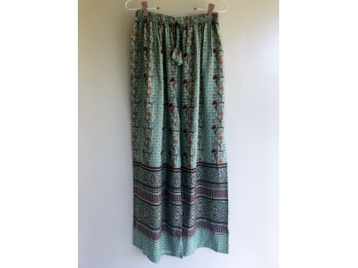 Bohemian Pants Green Mix