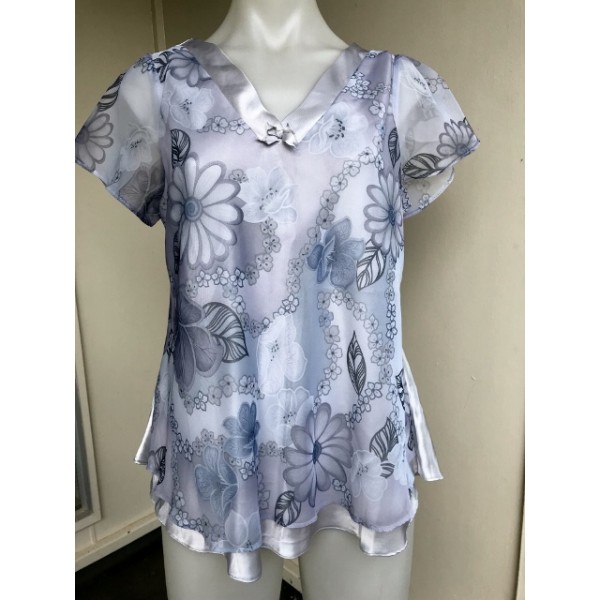 F12 Silver Floral