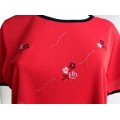 F8 Two for One Red Floral