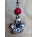 Flowers Pewter Earrings