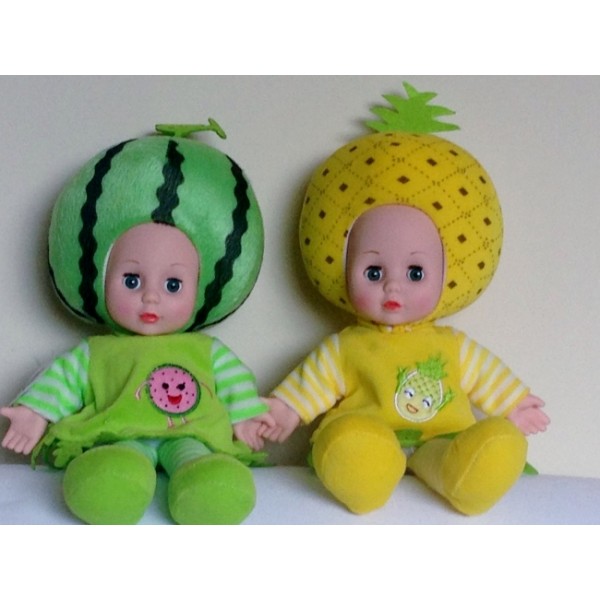 Dolls Musical Fruit Pair
