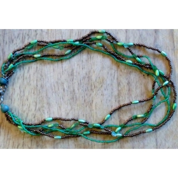 Green Crowns Choker