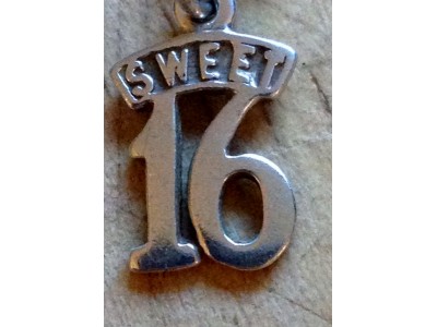 Silver Sweet 16 Pendant