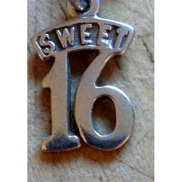 Silver Sweet 16 Pendant