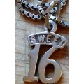 Silver Sweet 16 Pendant