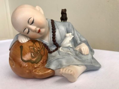 Sleeping Monk Figurine