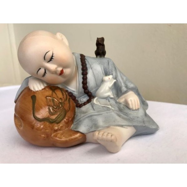 Sleeping Monk Figurine