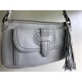 B10 Bally White Pebbled Leather