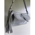 B10 Bally White Pebbled Leather