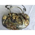 B10 Beaded Golden Bag