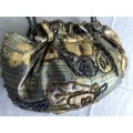 B10 Beaded Golden Bag