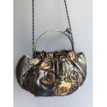 B10 Beaded Golden Bag