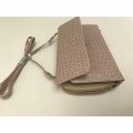 B4 Beige Cross Body Wallet