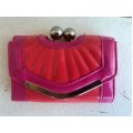 Bluebird Red Pink wallet