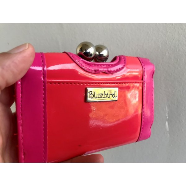 Bluebird Red Pink wallet